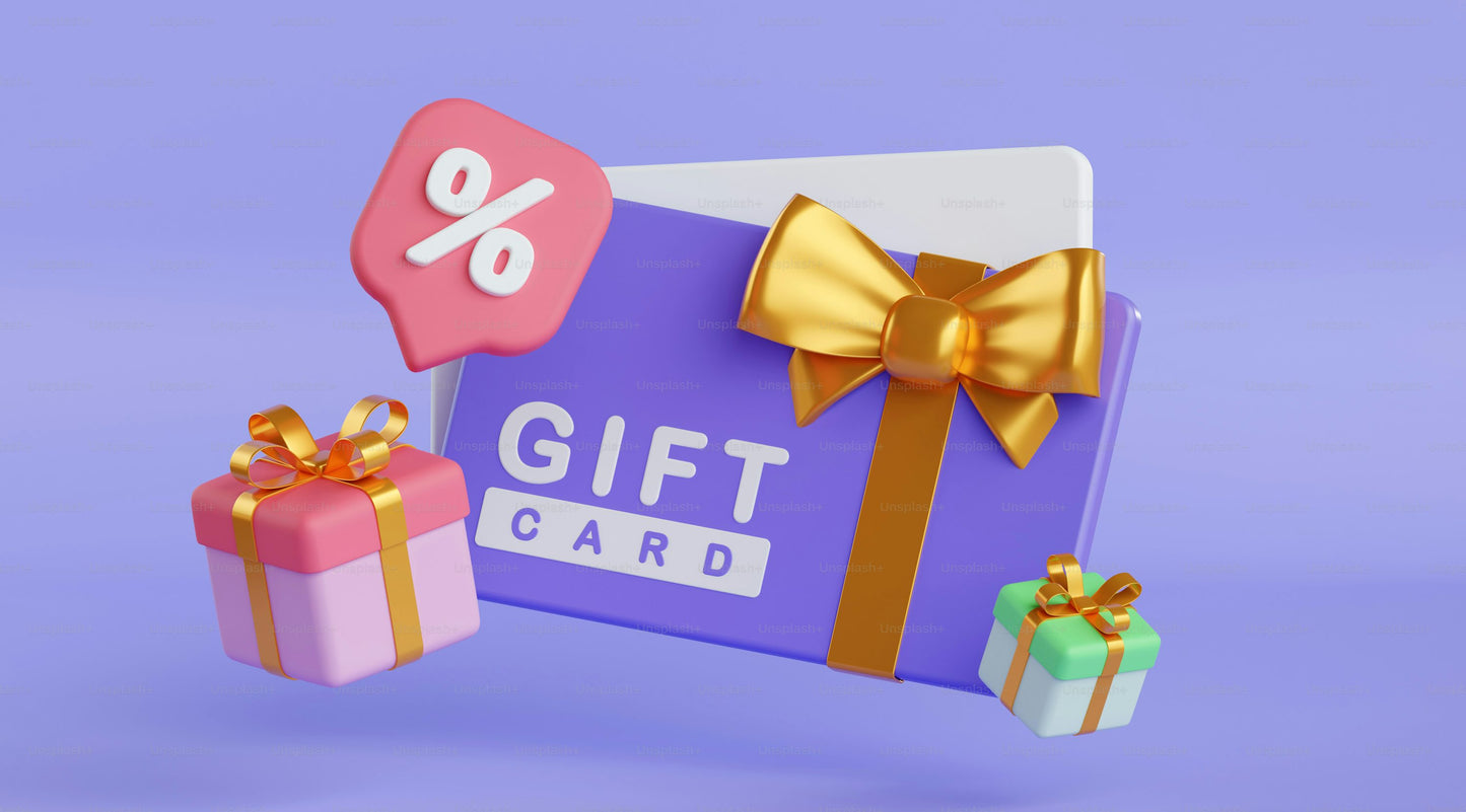 Gift Card (Worth AU$ 150)